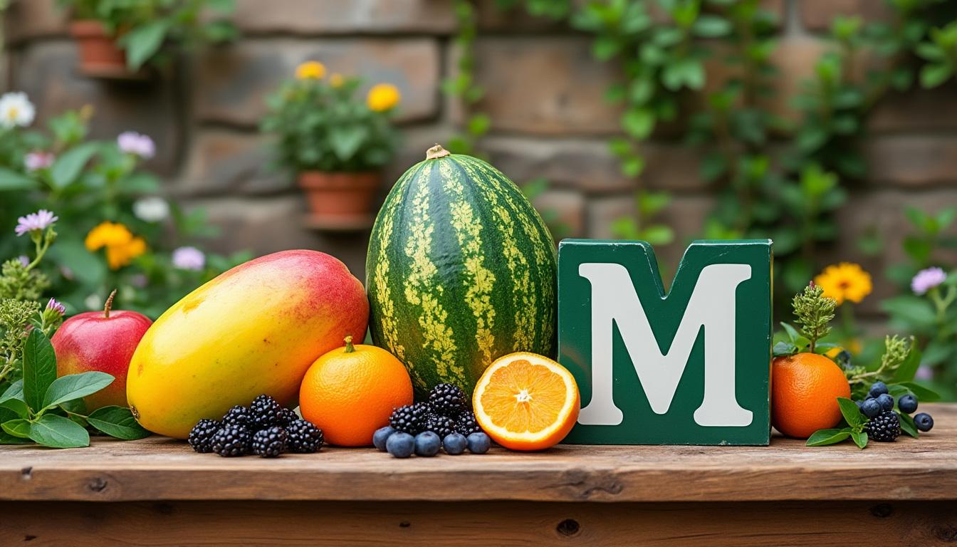 découvrez les délices fruitiers commençant par la lettre m ! de la mangue juteuse au mûrier savoureux, explorez cette liste gourmande qui ravira vos papilles et enrichira vos connaissances sur les fruits.